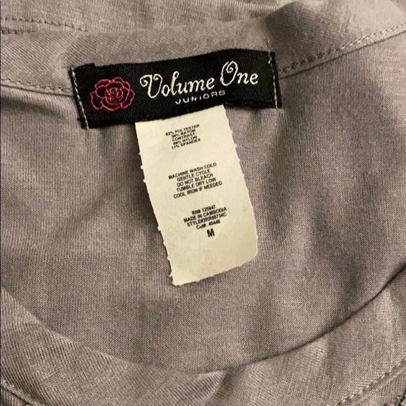 Gray Ruffled Tank - Picture 3 of 3